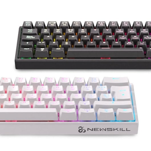 Newskill Pyros V2 Teclado Gaming Mecânico Sem Fios 60% Hotswap Preto
