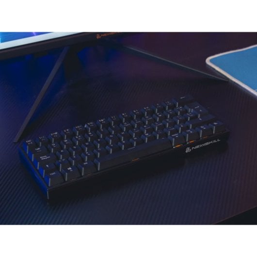 Newskill Pyros V2 Teclado Gaming Mecânico Sem Fios 60% Hotswap Preto