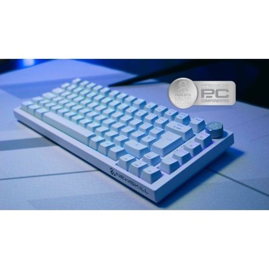 Newskill Pyros PRO Teclado Gaming Inalámbrico Mecánico 75% Hotswap Blanco
