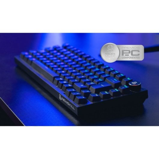 Newskill Pyros PRO Teclado Gaming Inalámbrico Mecánico 75% Hotswap Negro