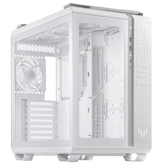 ASUS TUF Gaming GT502 PLUS Midi Tower ATX Doble Cristal Templado USB-C Blanca