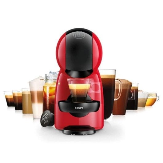 Máquina de café de cápsulas Krups Dolce Gusto Piccolo XS 0,8L 15 Bares vermelho