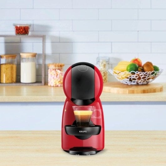 Máquina de café de cápsulas Krups Dolce Gusto Piccolo XS 0,8L 15 Bares vermelho