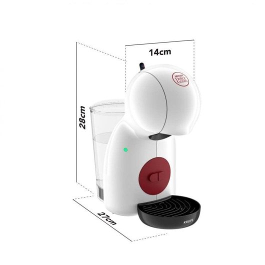 Máquina de café de cápsulas Krups Dolce Gusto Piccolo XS 0,8L 15 Bares branca