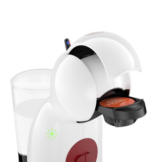 Krups Nescafé Dolce Gusto Piccolo XS KP1A31P16 Cafetera de Cápsulas Multibebida 15 Bares Blanca