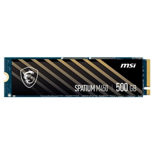 MSI SPATIUM M450 Disque SSD 500 Go 3600 Mo/s NVMe PCIe 4.0 M.2 Gen4 3D NAND