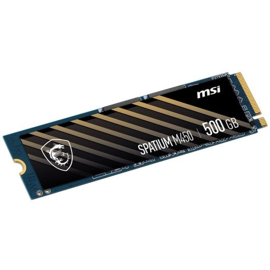 MSI SPATIUM M450 Disque SSD 500 Go 3600 Mo/s NVMe PCIe 4.0 M.2 Gen4 3D NAND