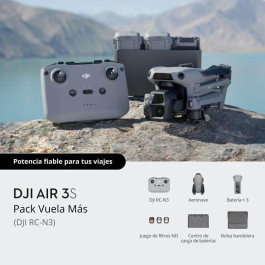 DJI Air 3s 4 rotori Quadrirotore 50 MP 3840 x 2160 Pixel 4276 mAh Grigio