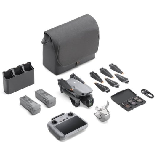 DJI Air 3s Fly More Combo 4 Rotoren Quadrocopter 50 MP 3840 x 2160 Pixel 4276 mAh Grau