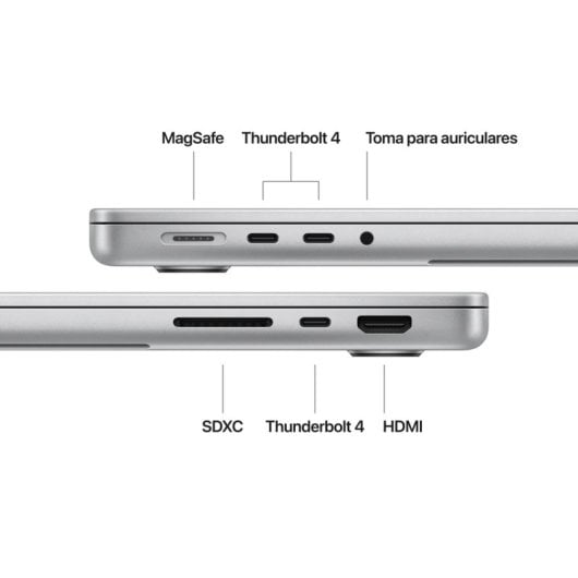 Apple MacBook Pro Apple M4 10 Núcleos/24GB/1TB SSD/GPU 10 Núcleos/14" Plata