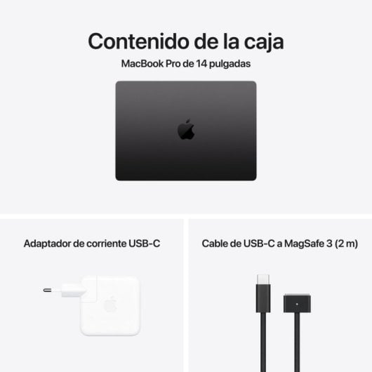 Apple MacBook Pro Apple M4 Pro 14 Núcleos/24GB/1TB SSD/GPU 20 Núcleos/14" Negro Espacial