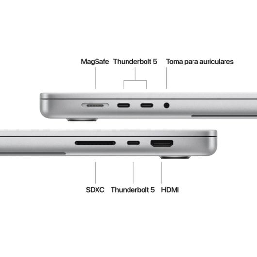 Apple MacBook Pro Apple M4 Max 14 Núcleos/36GB/1TB SSD/GPU 32 Núcleos/16" Prateado