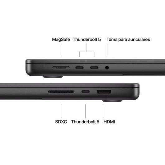 Portátil Apple MacBook Pro 16" M4 Pro 48GB 512GB SSD GPU 20 núcleos macOS Sequoia