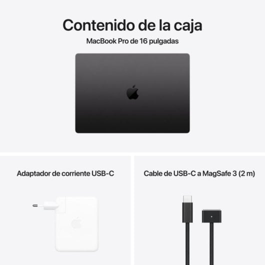 Apple MacBook Pro Apple M4 Max 14 Núcleos/36GB/1TB SSD/GPU 32 Núcleos/16" Negro Espacial