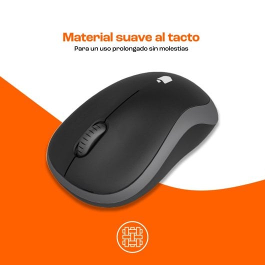 Mouse wireless PcCom Essential M20 1000DPI grigio