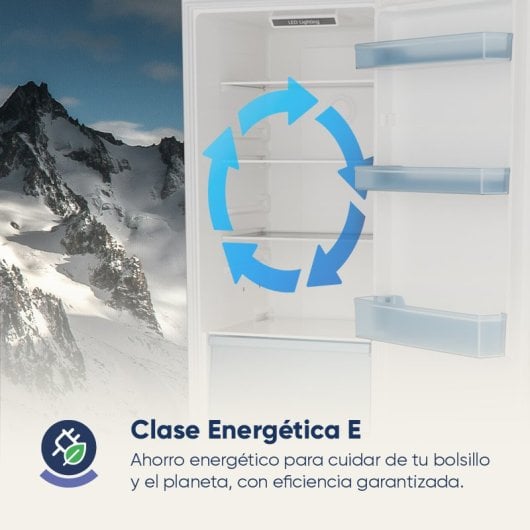 Origial ORICOMBI202NFIN Frigorífico Combi Total No Frost Clase E Inox