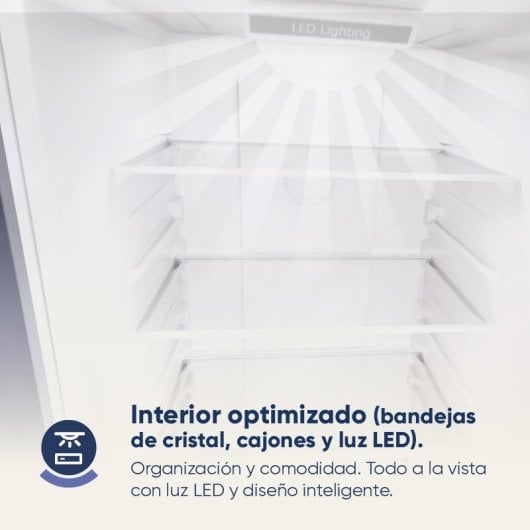 Origial ORICOMBI202NFIN Frigorífico Combi Total No Frost Clase E Inox