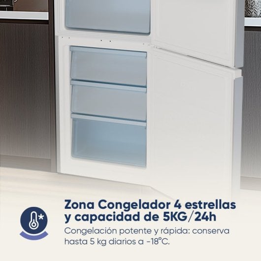 Origial ORICOMBI202NFIN Frigorífico Combi Total No Frost Clase E Inox