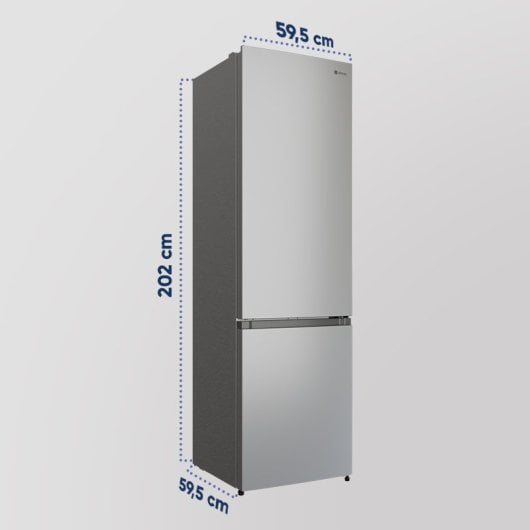 Origial ORICOMBI202NFIN Frigorífico Combi Total No Frost Clase E Inox