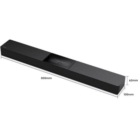 Barra de Sonido Hisense HS2000 2.1 240W Bluetooth HDMI ARC Dolby Digital Plus Noire