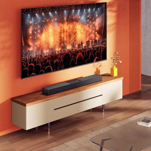 Barra de Sonido Hisense HS2000 2.1 240W Bluetooth HDMI ARC Dolby Digital Plus Noire