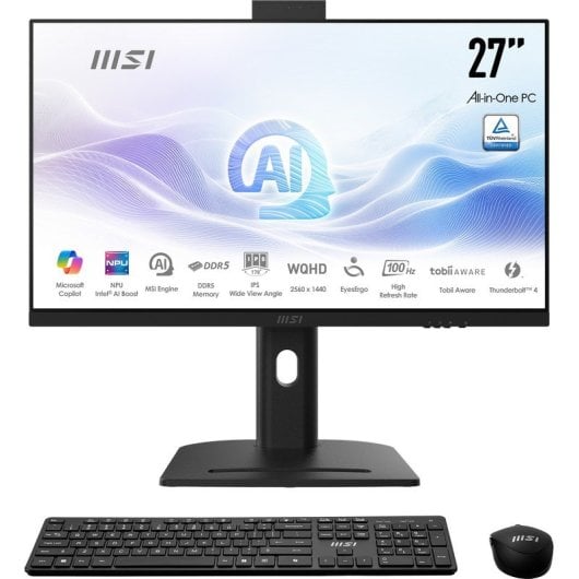 MSI Modern AM273QP AI 1UM-017ES Intel Core Ultra 7 155U/32 Go/1 To SSD/27"