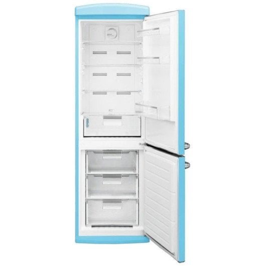 Kühlschrank Combi Cecotec Bolero CoolMarket Combi Origin 294+ Total No Frost 190cm 294L E Blau Alarm