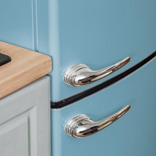 Kühlschrank Combi Cecotec Bolero CoolMarket Combi Origin 294+ Total No Frost 190cm 294L E Blau Alarm