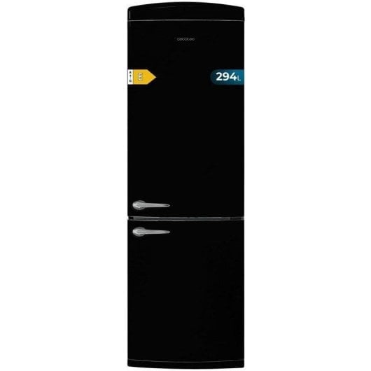 Frigorífico Combi Cecotec Bolero CoolMarket Combi Origin 294+ Total No Frost 190 cm 294L E Negro Alarma Display Eco