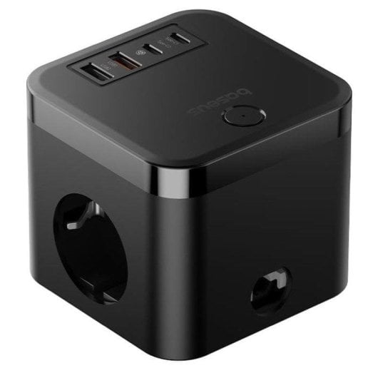 Steckdosenleiste Baseus PowerCombo Cube 3 Steckplätze 2 USB-A 2 USB-C mit Schutz