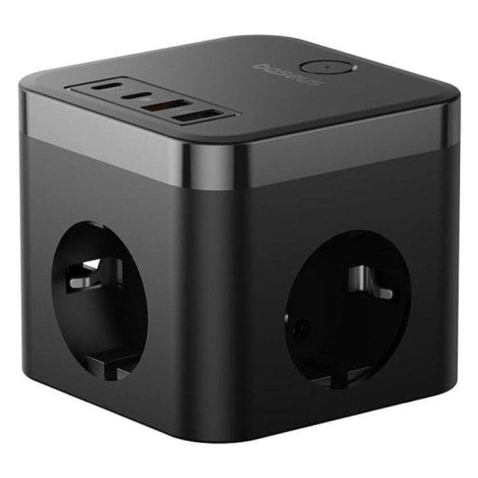 Steckdosenleiste Baseus PowerCombo Cube 3 Steckplätze 2 USB-A 2 USB-C mit Schutz