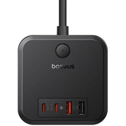 Steckdosenleiste Baseus PowerCombo Cube 3 Steckplätze 2 USB-A 2 USB-C mit Schutz