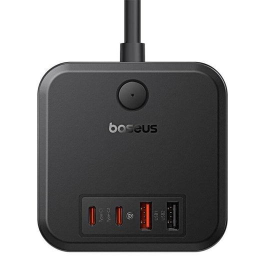 Steckdosenleiste Baseus PowerCombo Cube 3 Steckplätze 2 USB-A 2 USB-C mit Schutz