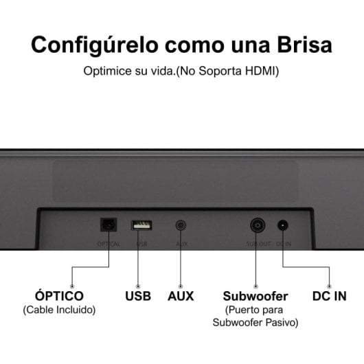 Ultimea Aura A30 5.1 Virtual Surround Sound Bar mit Subwoofer und 2 250-W-Surround-Lautsprechern