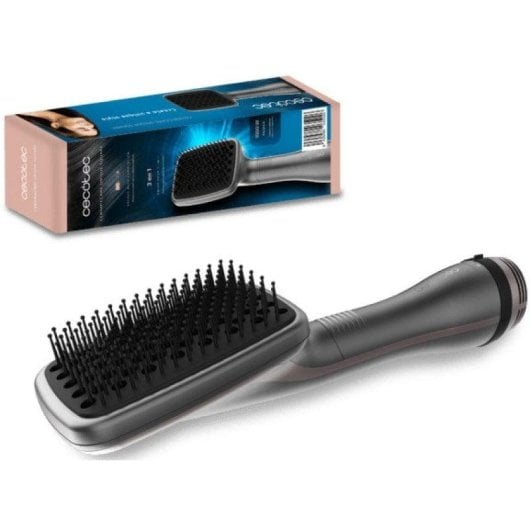 Cecotec CeramicCare Unique Square Cepillo de Aire Moldeador con Forma Cuadrada 100W Gris Reacondicionado