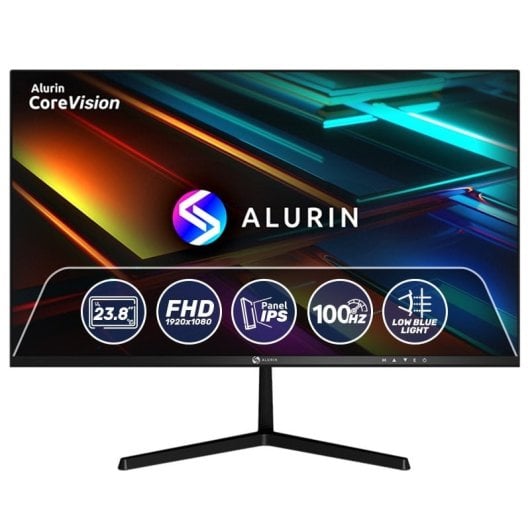 Alurin CoreVision 100IPSLite 24" FHD 100Hz + Combo Teclado e Rato Wireless
