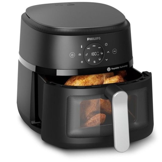 Airfryer Philips NA231/00 Série 2000 Fenêtre 6.2L 1700W Noire