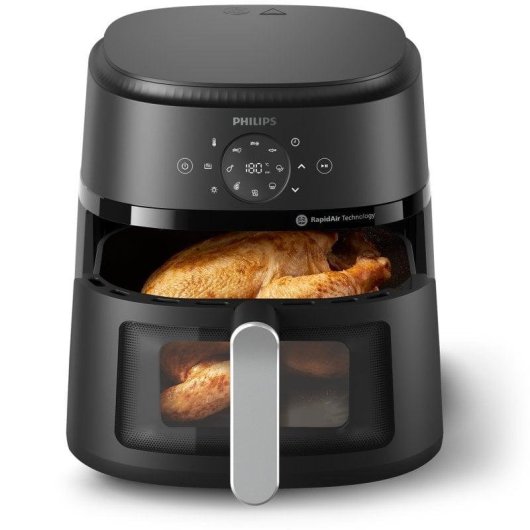 Airfryer Philips NA231/00 Série 2000 Fenêtre 6.2L 1700W Noire