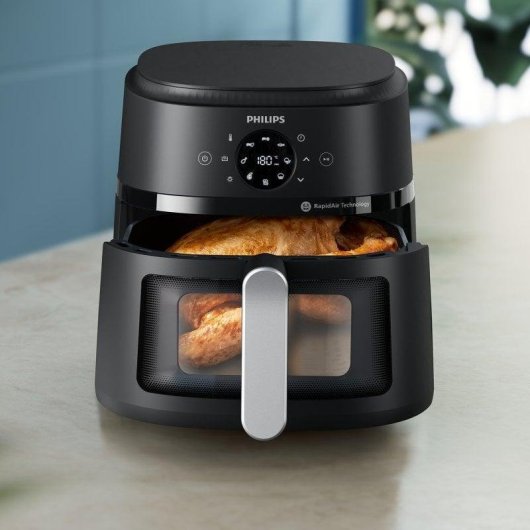 Airfryer Philips NA231/00 Série 2000 Fenêtre 6.2L 1700W Noire