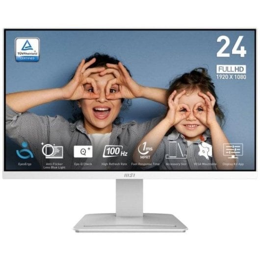 Écran PC MSI PRO MP2412W 23,8" Full HD 100Hz VA Antireflet Sans Cadre 1ms