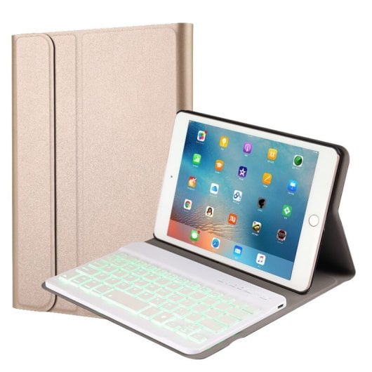 Custodia con tastiera Bluetooth Royal Bailey 1027D per iPad Mini 1/2/3 Oro