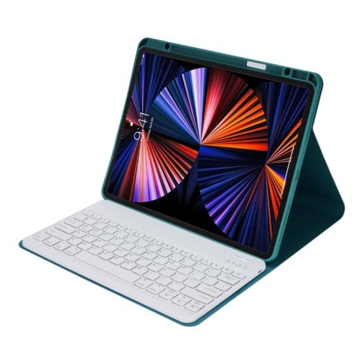 Royal Bailey Hk132b Capa Com Bluetooth Teclado Para Ipad Pro12.9(2021/2020/2018) Verde