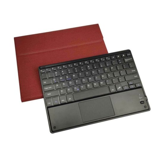 Royal Bailey Rk102c Funda Con Bluetooth Teclado Para 2019ipad 10.2 / Ipad Air 10.5 / Pro10.5 Rojo