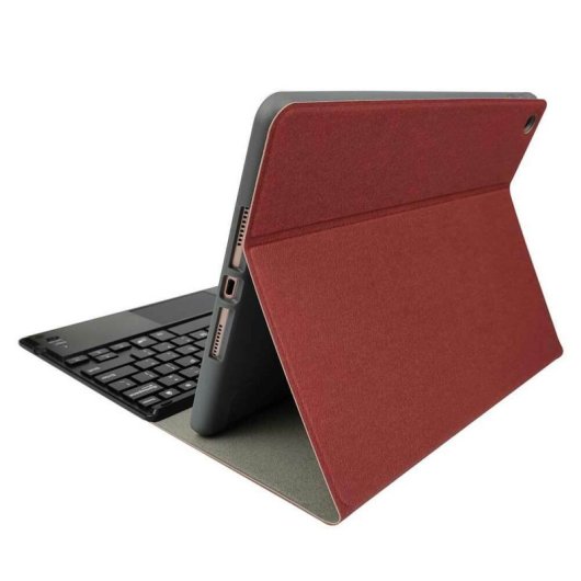 Royal Bailey Rk102c Funda Con Bluetooth Teclado Para 2019ipad 10.2 / Ipad Air 10.5 / Pro10.5 Rojo