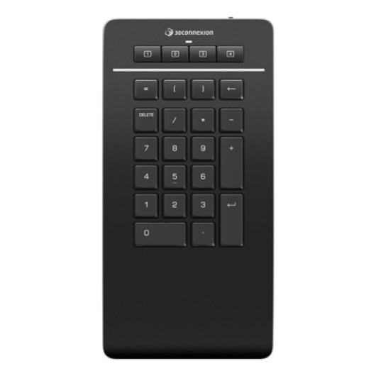 3Dconnexion Numpad Pro Teclado Numérico Bluetooth/USB/RF Wireless Preto