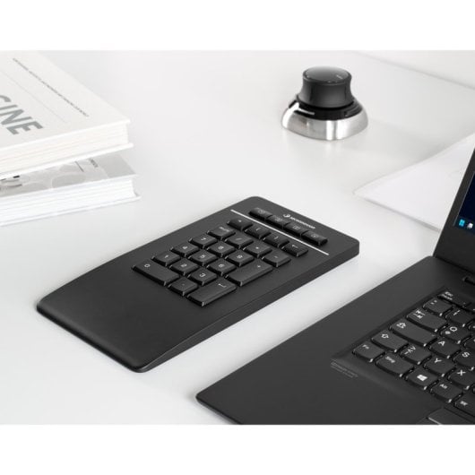 3Dconnexion Numpad Pro Teclado Numérico Bluetooth/USB/RF Wireless Preto