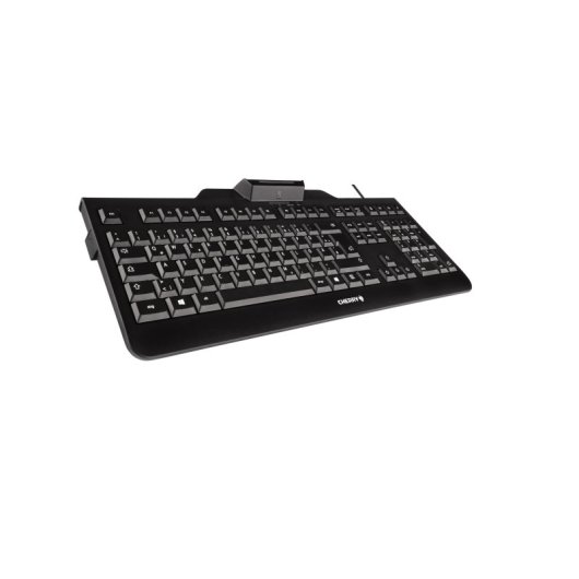 CHERRY KC 1000 SC Tastatur Büro USB AZERTY Französisch Schwarz