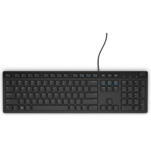 Clavier Dell KB216 AZERTY USB filaire complet noir français