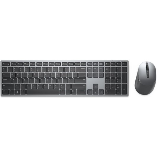 Dell KM7321W Combo Teclado Ratón Inalámbrico Bluetooth Teclado Francés Gris