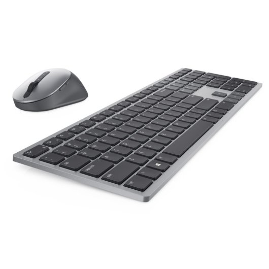 Dell KM7321W Combo Teclado Ratón Inalámbrico Bluetooth Teclado Francés Gris